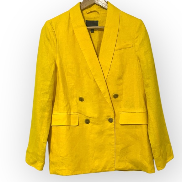 Banana Republic Linen Blazer Yellow Umbrella
Size 6 - Picture 3 of 10